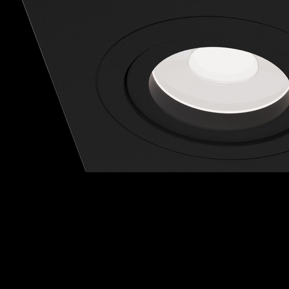 Spot incastra din Aluminiu Negru L18xH7cm Atom