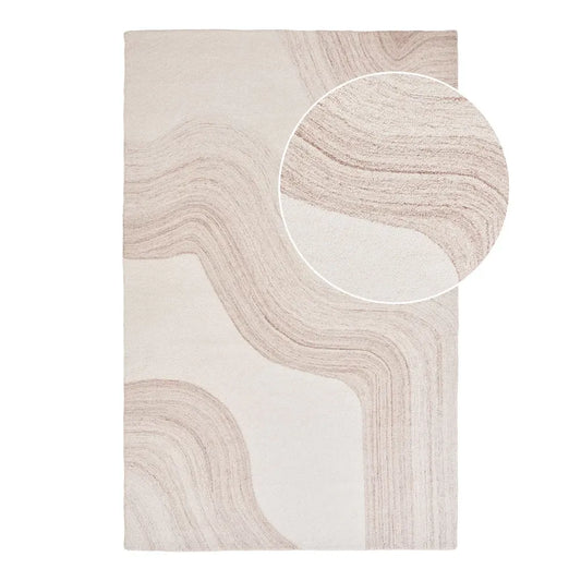 Covor din Lana Ivory/Bej 300x200cm Surat