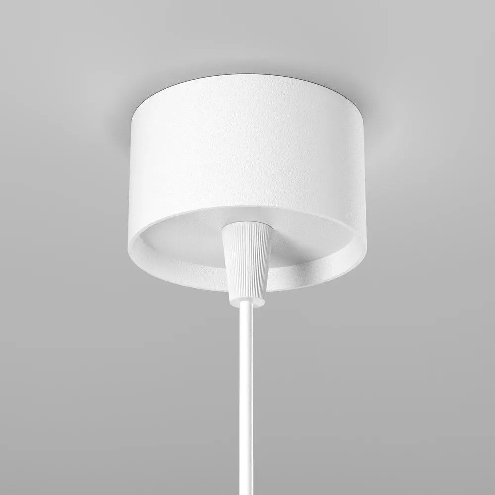 Pendul din Aluminiu Alb H133xD5cm IP 20 12W 1000lm 3000k Focus LED