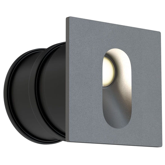 Spot incastra din Aluminiu Gri L7xH7cm Via Urbana