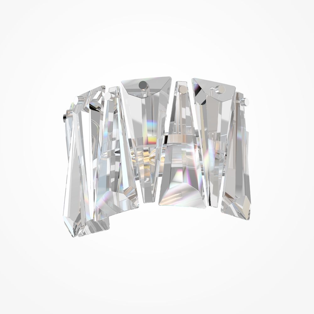 Aplica de perete Metal Argintiu L26xH16cm Puntes