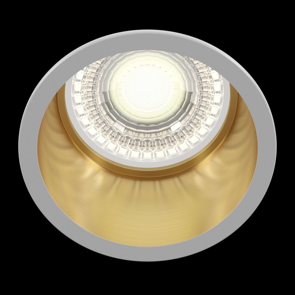 Spot incastra din Aluminiu Auriu D7xH6cm Reif