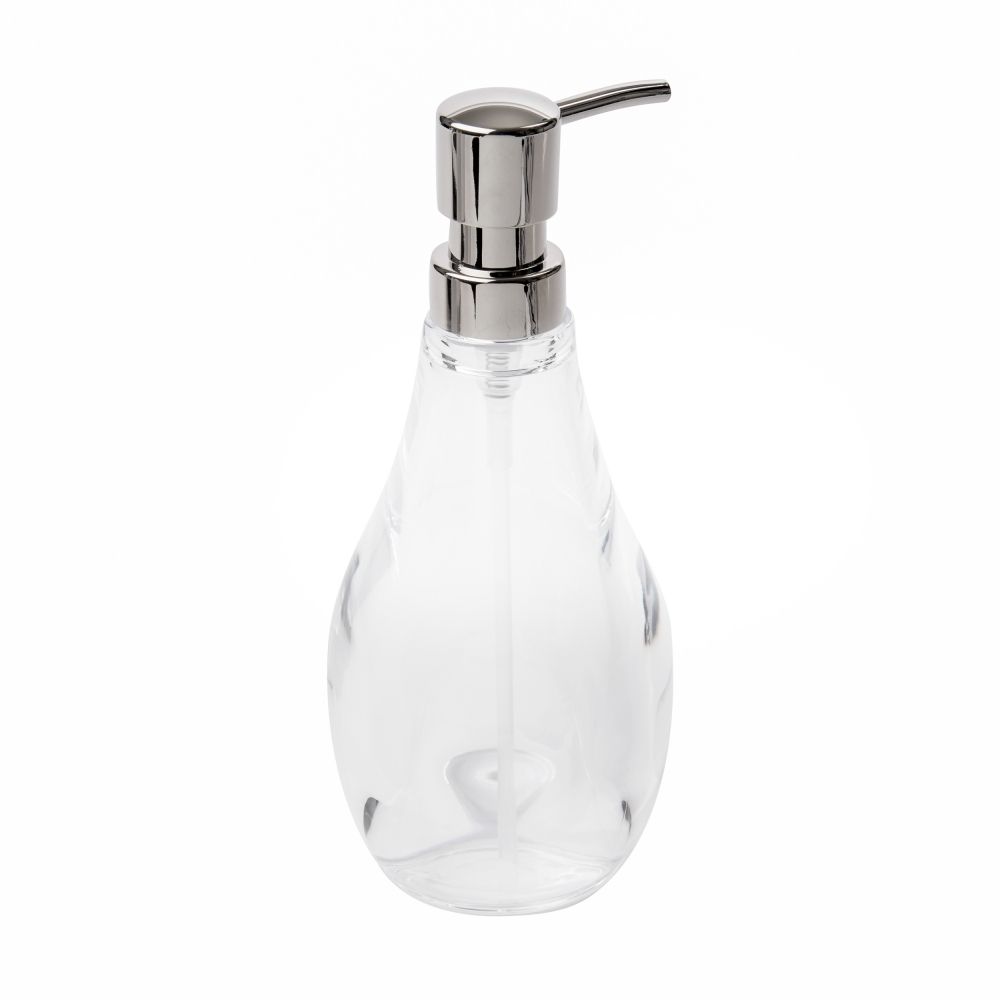 Dozator de sapun din Acrilic Transparent Droplet D9xH20cm