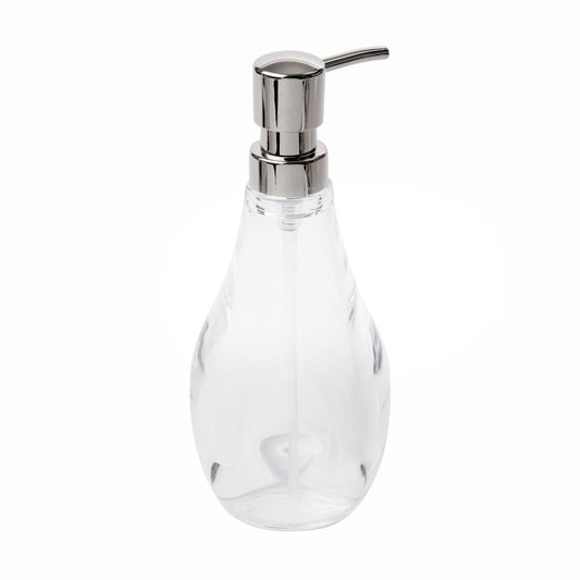 Dozator de sapun din Acrilic Transparent Droplet D9xH20cm