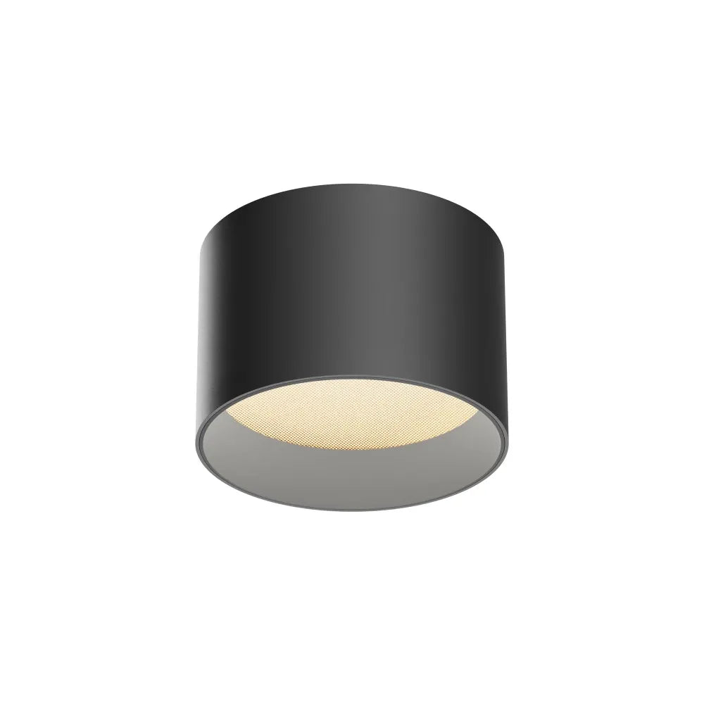 Spot aplicat din Aluminiu Negru H6xD9cm Vega