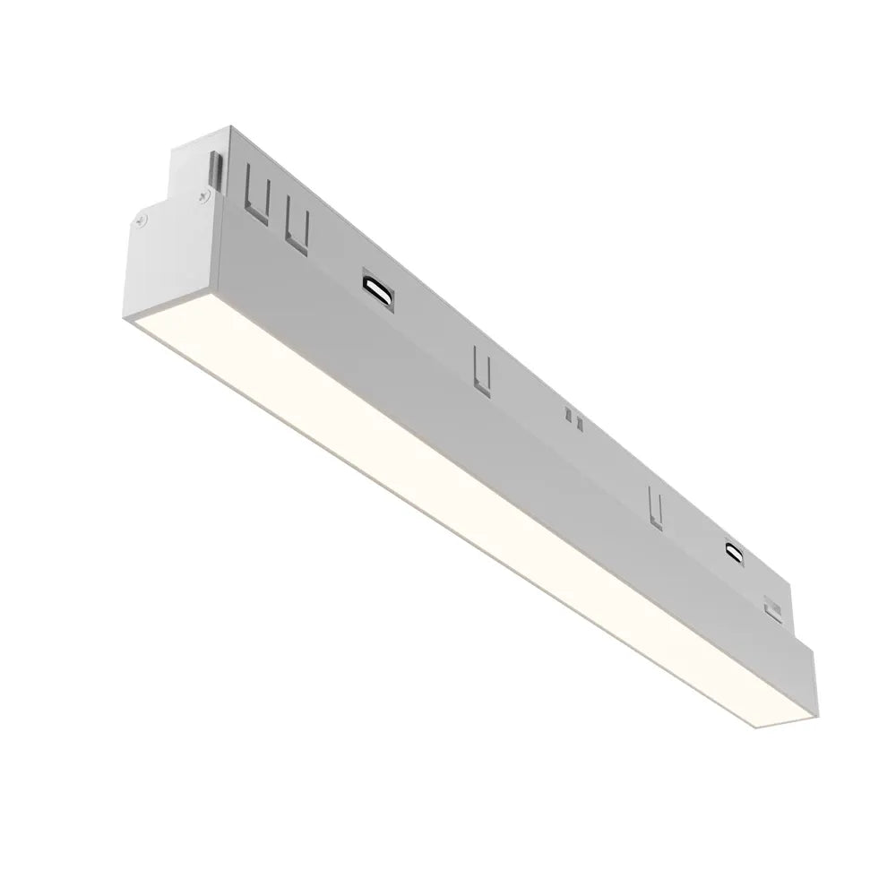 Spot pentru sina magnetica incastrata Exility din Aluminiu Alb 12W 800lm k L30xH5cm Basis