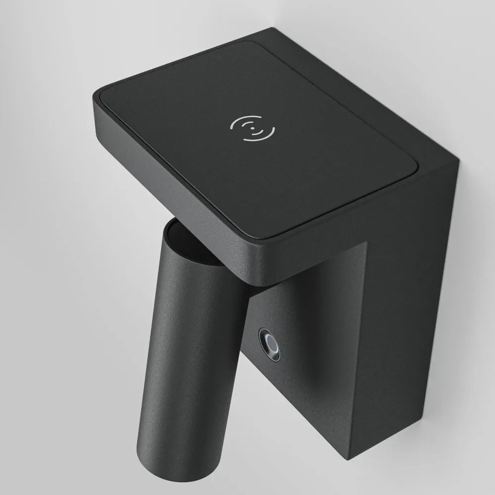Aplica perete din Aluminiu Negru H11xL9cm Aron