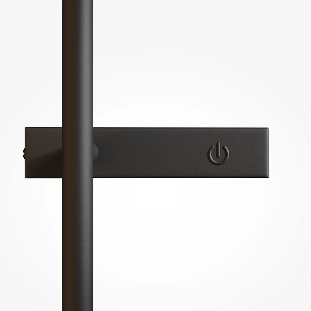 Aplica perete din Metal Negru H48xL14.1cm Touch