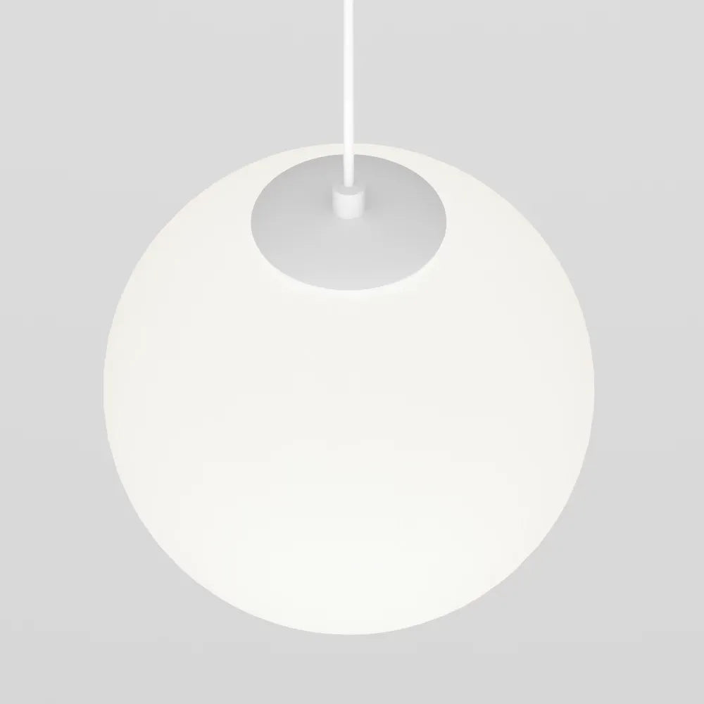 Pendul dimabil smart pentru sina Exility din Metal Alb si Sticla Alb H113xD13cm 5W 340lm 3000-6000k Luna