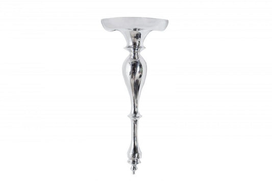 Etajera suspendata din Aluminiu Argintiu Scala L80xH80cm
