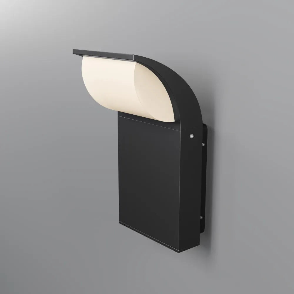 Aplica perete din Aluminiu/Plastic Gri grafit H20xL10cm Stock