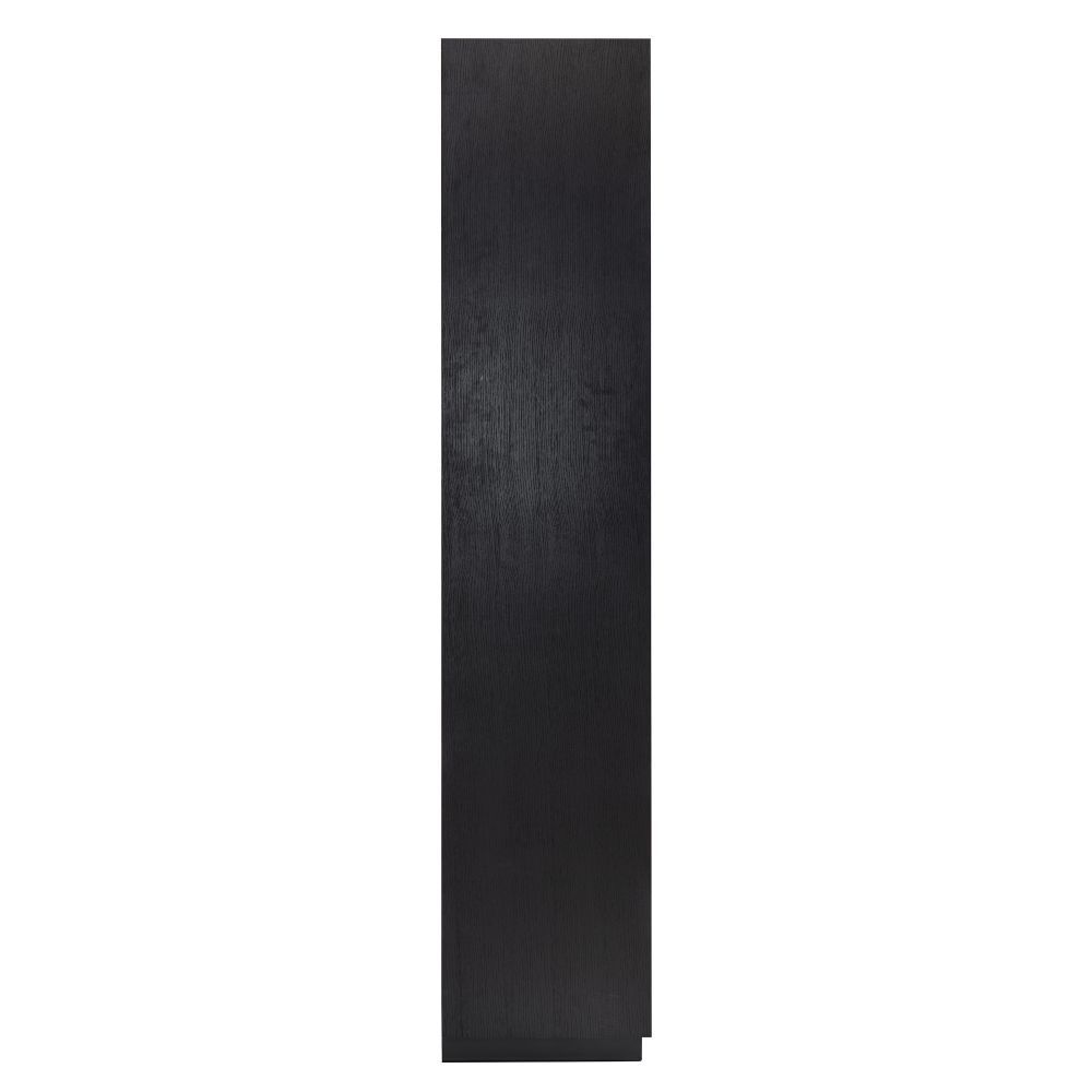 Biblioteca din Lemn masiv de stejar Negru Oakura L100xH220cm Richmond Interiors