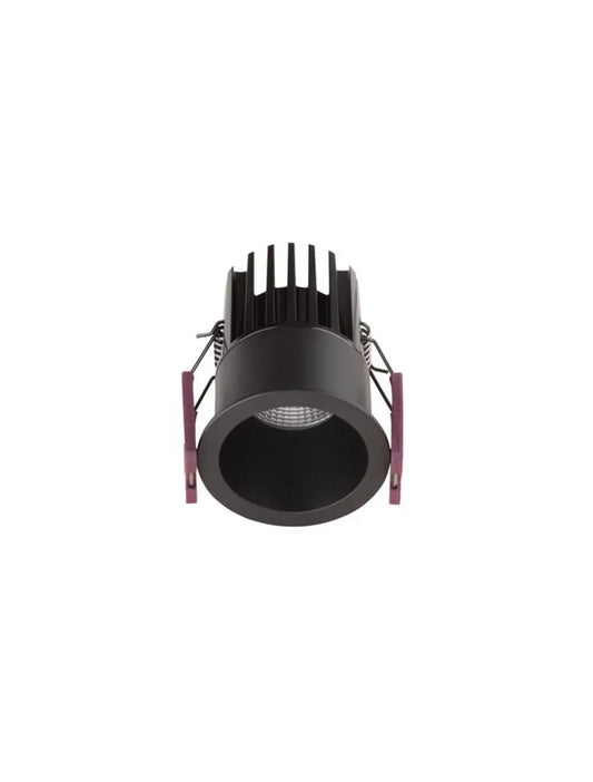 Spot incastrat din Aluminiu Negru H7.5xL5.6cm IP20 7W 770lm 3000k BREE