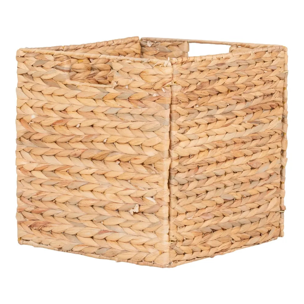 Cos patrat impletit natural Maro H30xL30cm Passo