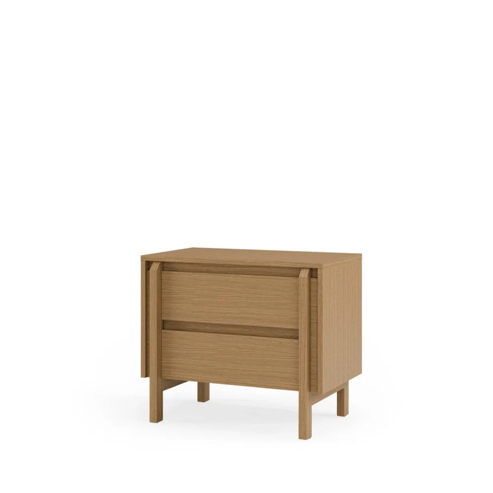Noptiera cu sertare Pacific de culoare stejar L60xH48cm
