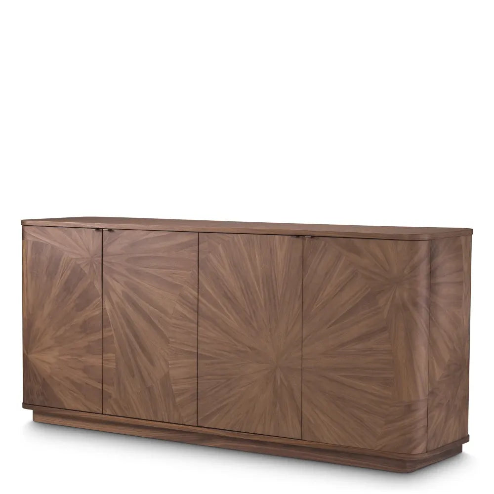 Comoda din Furnir de nuc Maro L180xH81.5cm Rucello Eichholtz
