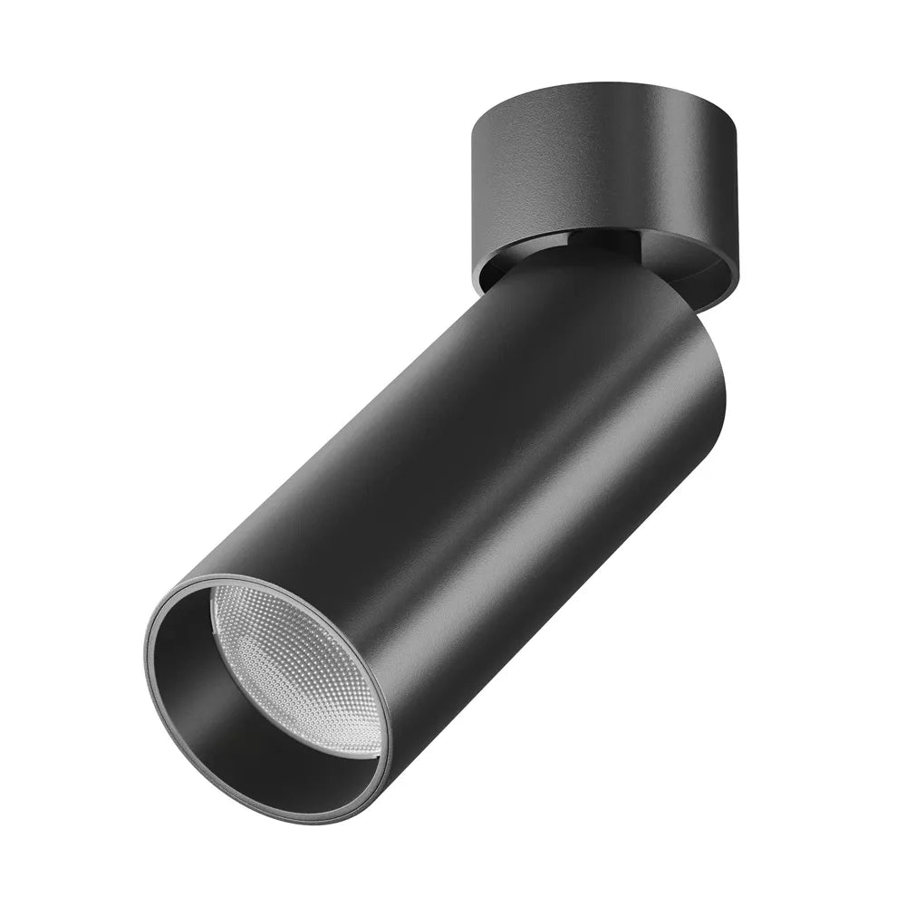 Spot aplicabil dimabil din Aluminiu Negru H16xD5cm IP 20 12W 900lm 3000k FOCUS LED