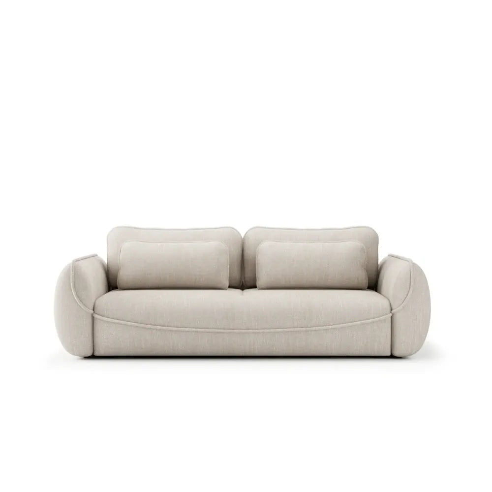 Canapea extensibila din stofa Rebel 25 bej L257x92cm Umea