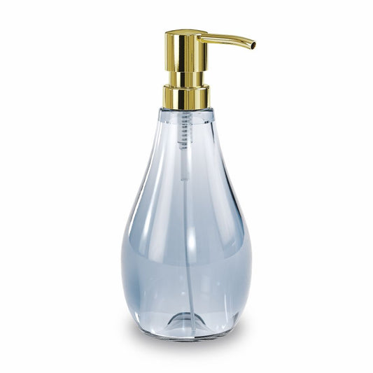 Dozator de sapun din Acrilic Albastru Droplet D9xH20cm