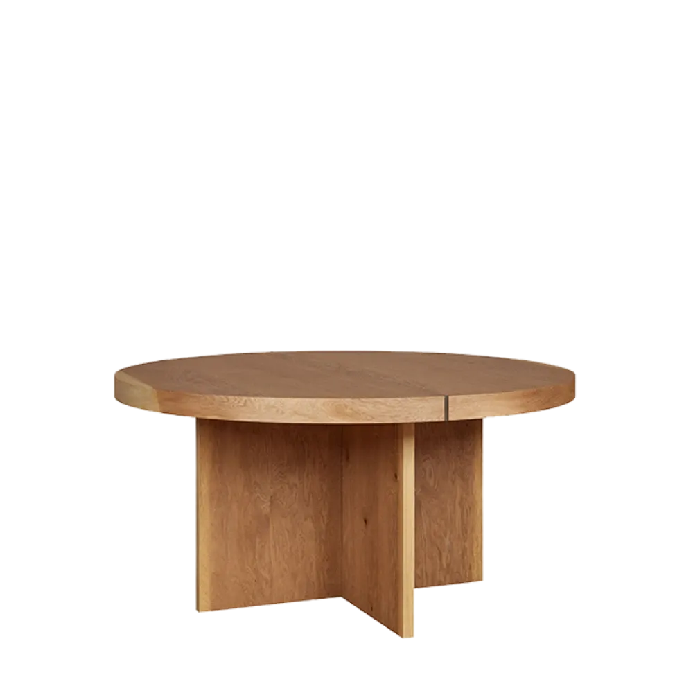 Masa dining rotunda din Lemn de Stejar in dimensiuni multiple Beams