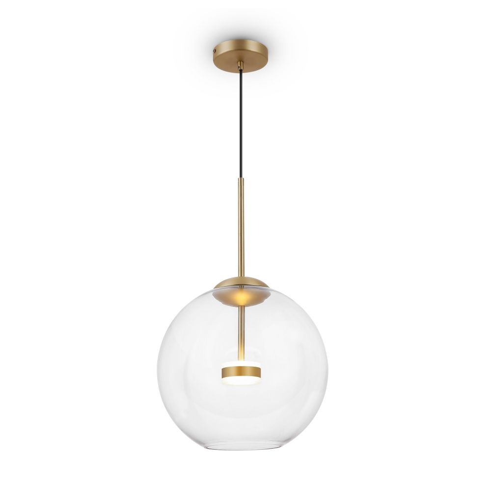 Pendul cu inaltime reglabila din Sticla Transparent cu LED  D35xH258cm Cometa
