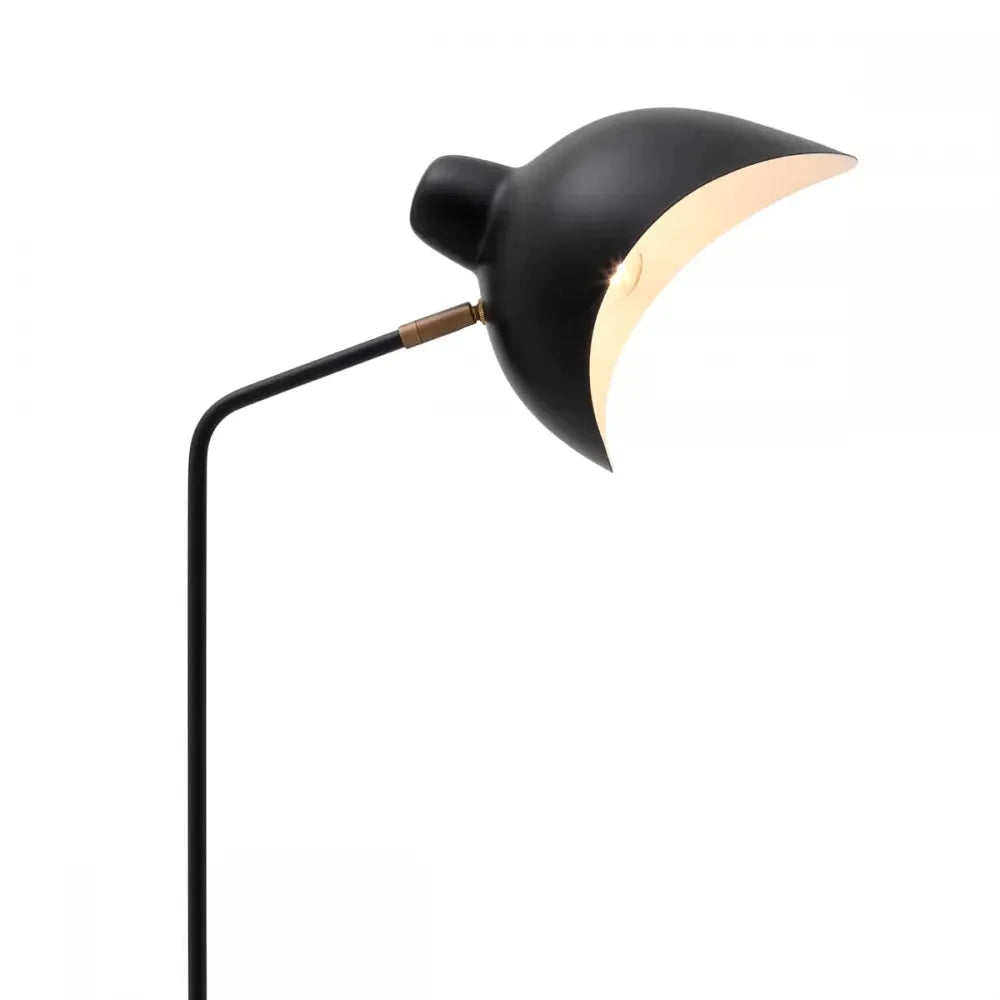 Lampa de podea din Metal/marmura Negru si Metal Negru H161.5xL93cm Asta Eichholtz