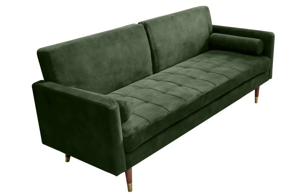 Canapea tapitat cu Catifea Verde L196cm Couture