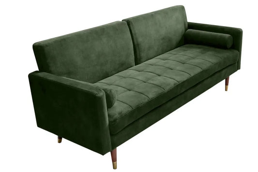 Canapea tapitat cu Catifea Verde L196cm Couture