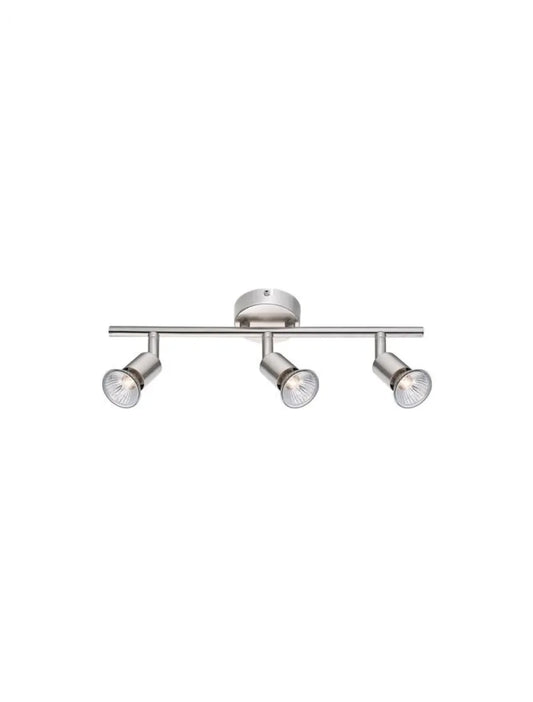 Plafoniera din Metal Argintiu H10.9xL49cm IP20 BASE