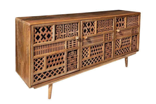 Comoda din Lemn de mango Maro L160xH75cm Marrakesh