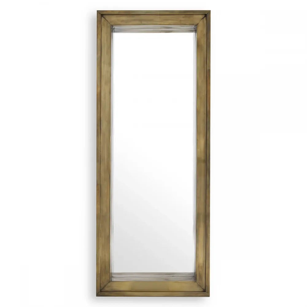 Oglinda cu rama din Metal/MDF Alama L80xH200cm Magenta rectangular L Eichholtz