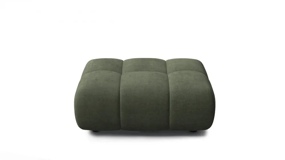 Taburet tapitat cu material pet friendly Alias verde L71x100cm