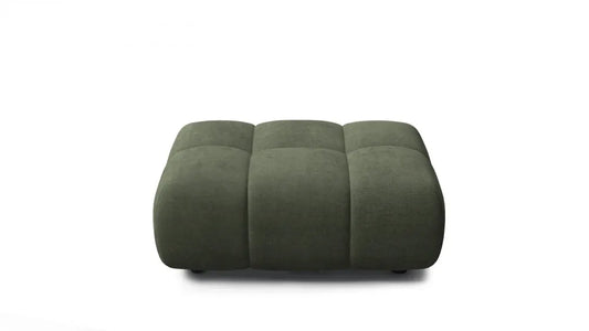 Taburet tapitat cu material pet friendly Alias verde L71x100cm