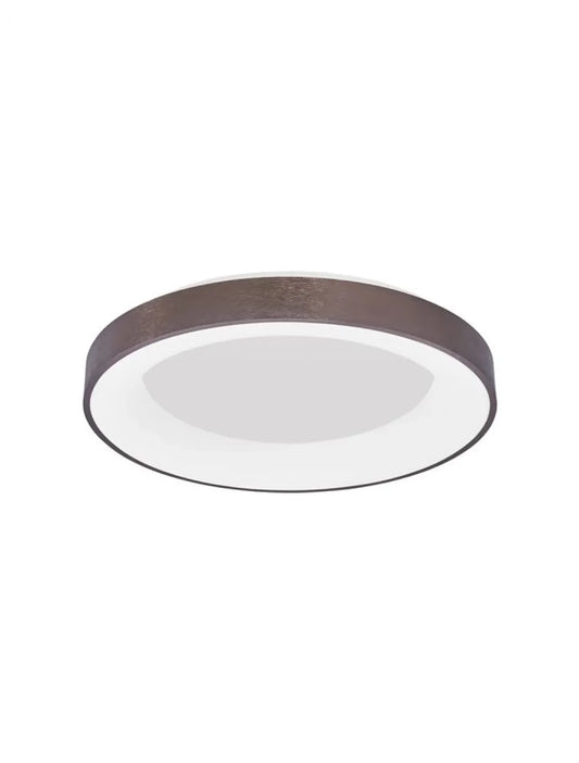 Plafoniera structura din Aluminiu Maro si abajur din Acrilic Alb H9xL60cm IP20 50W 2864lm 3000k RANDO THIN