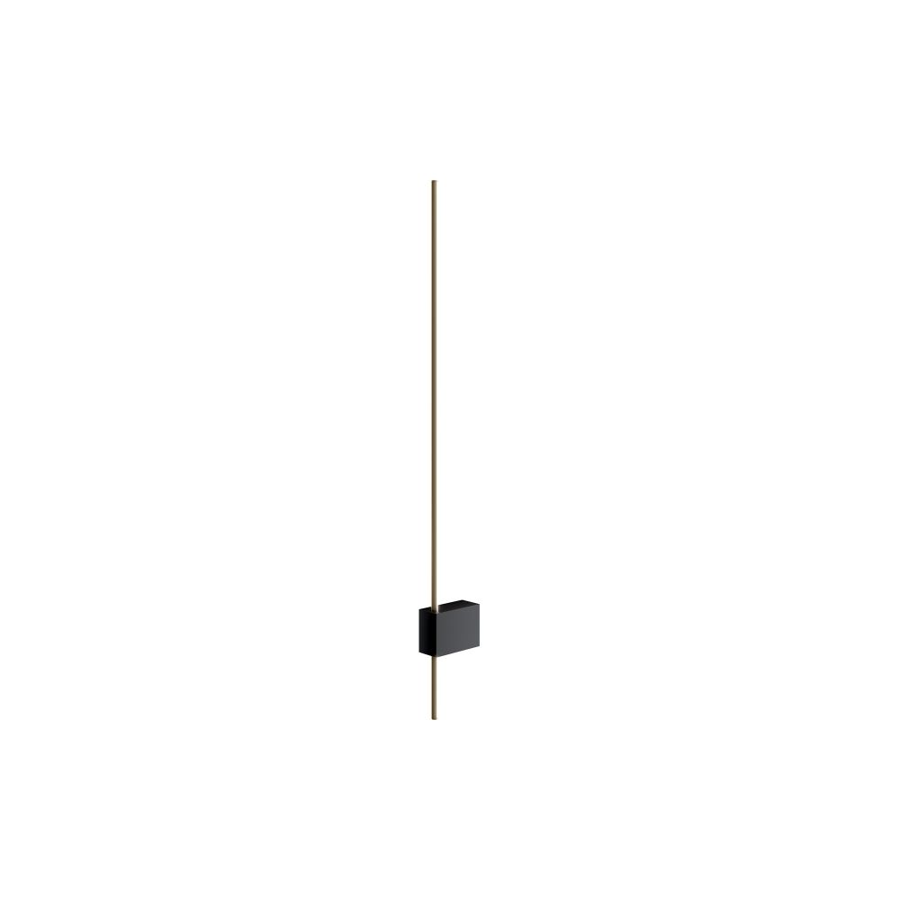Aplica de perete Aluminiu Negru/Auriu L62xH3cm Pars