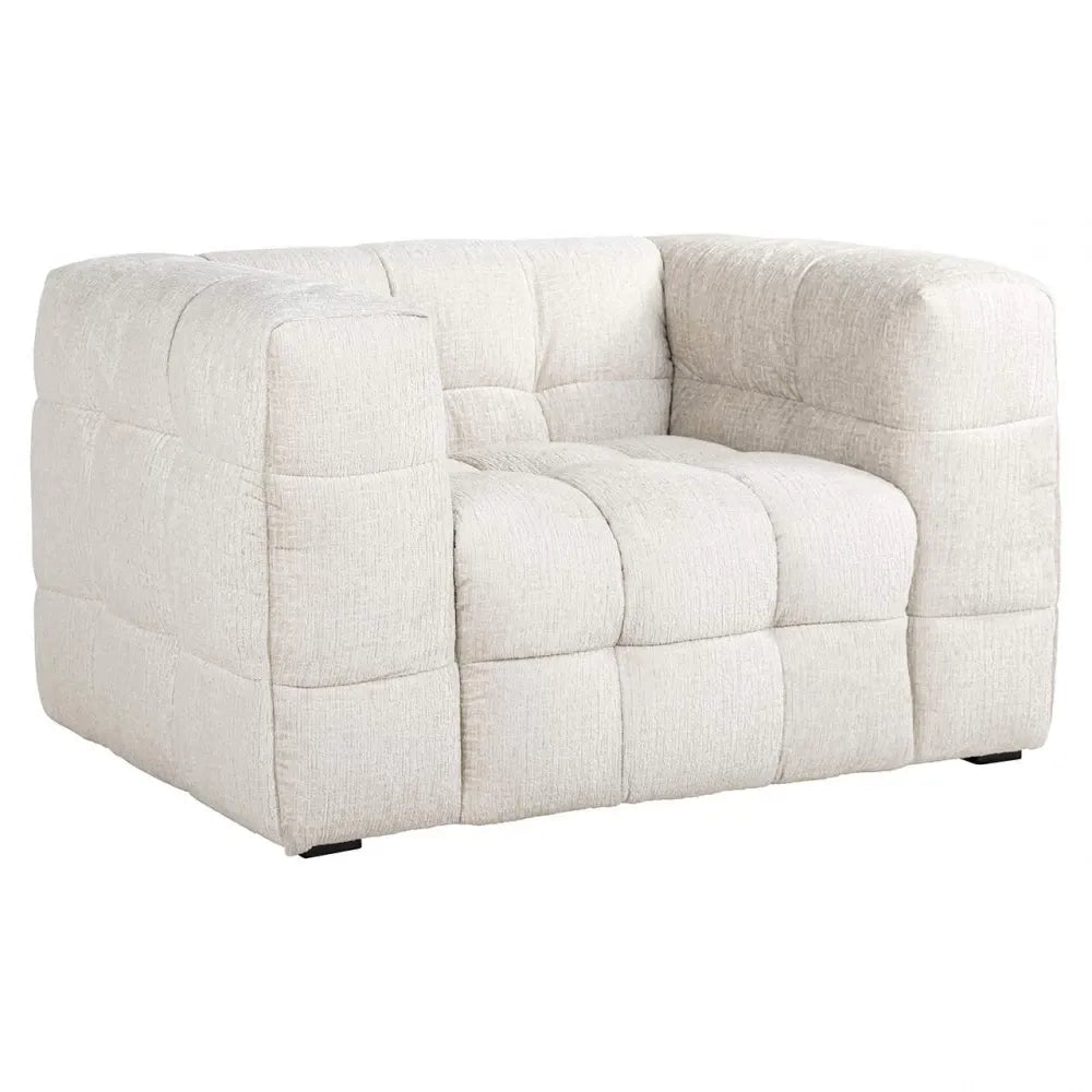 Fotoliu tapitat cu Stofa Crem H71xA95xL124cm Merrol Richmond interiors