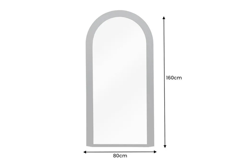 Oglinda cu rama din Poliuretan/MDF Negru H160xL80cm Art Deco