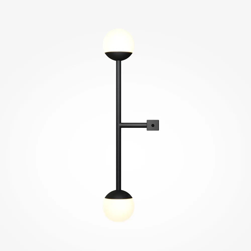 Aplica perete din Metal Negru H48xL14.1cm Touch