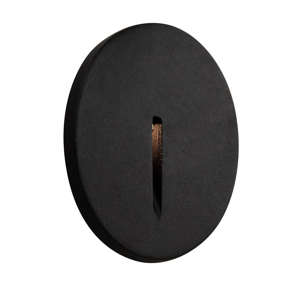 Spot incastrat pentru iluminat scari din Aluminiu Negru 3W 10lm 3000k D7xH7cm Lock