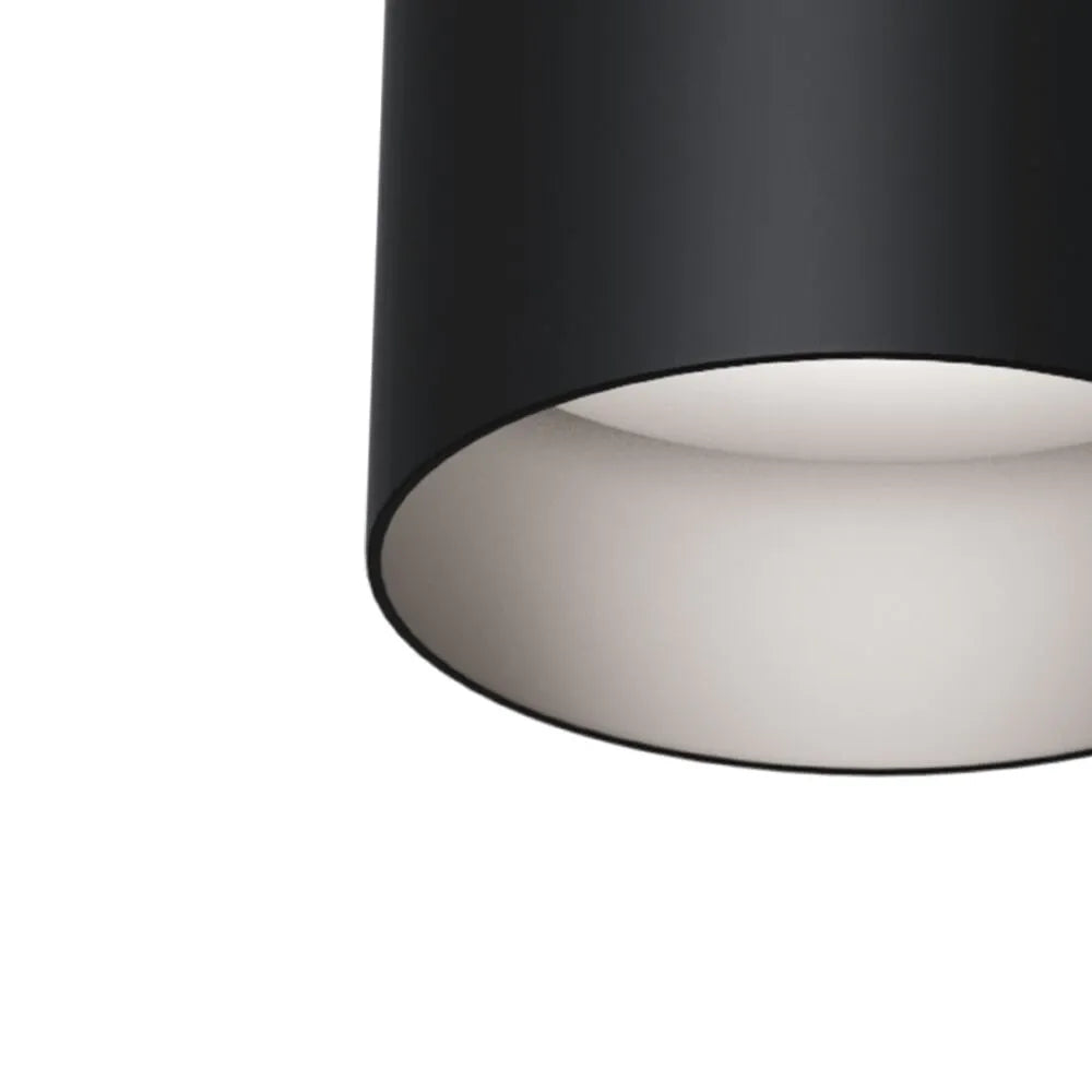 Spot aplicabil din Aluminiu Negru H11.5xD8.5cm IP 20 GU10 50W Slim