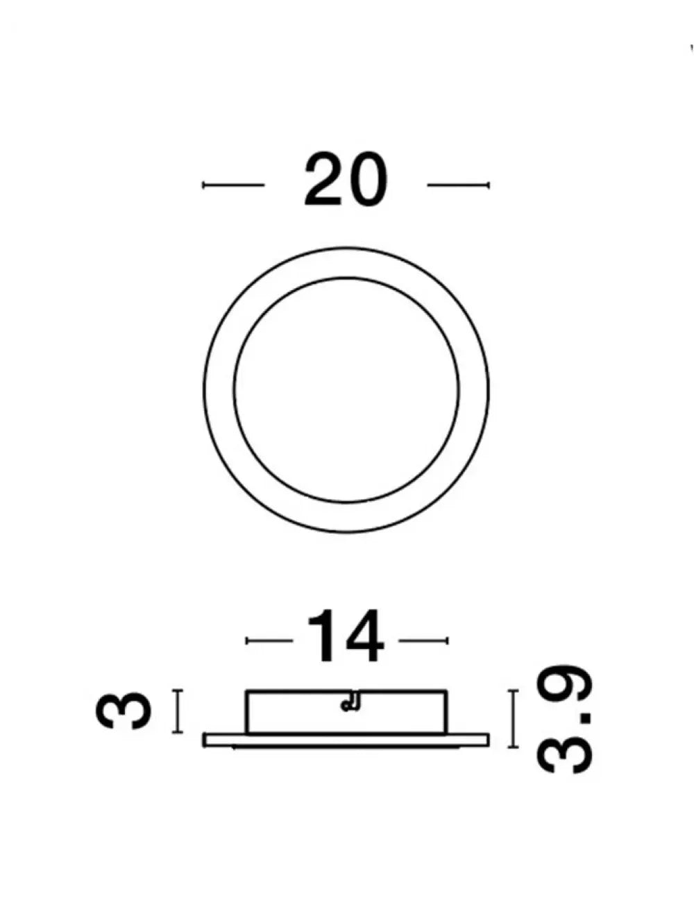Aplica de perete structura din Aluminiu Alb si abajur din Silicon  H20xL20cm IP20 12W 850lm 3000k NEVO