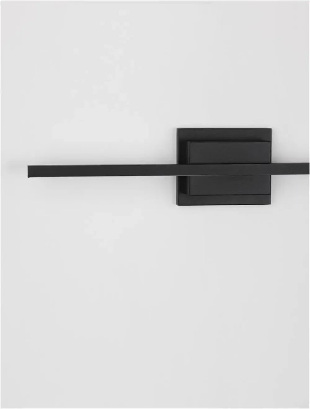 Aplica de perete din Aluminiu Negru H11.8xL60.5cm IP20 12.5W 600lm 3000k AZURE