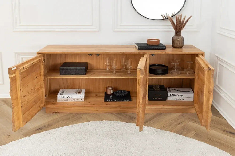Comoda din Lemn de salcam Maro L160xH76cm DESERT