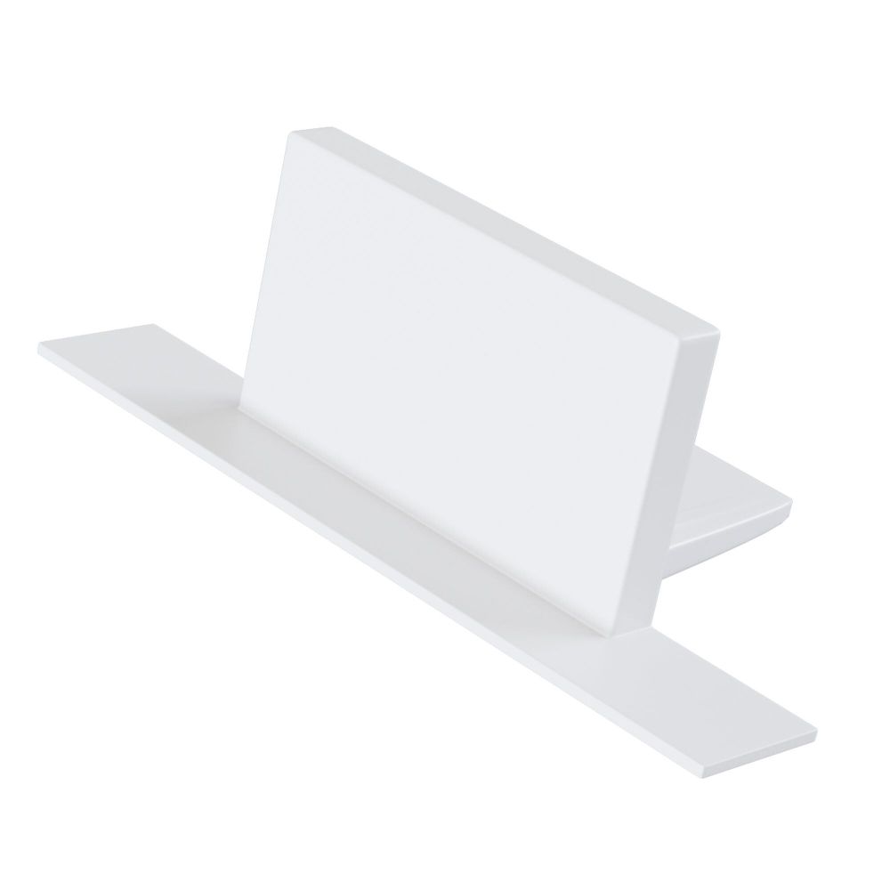 Cap sina monofazata incastrata din Aluminiu Alb L4xH2cm Accessories for tracks Unity
