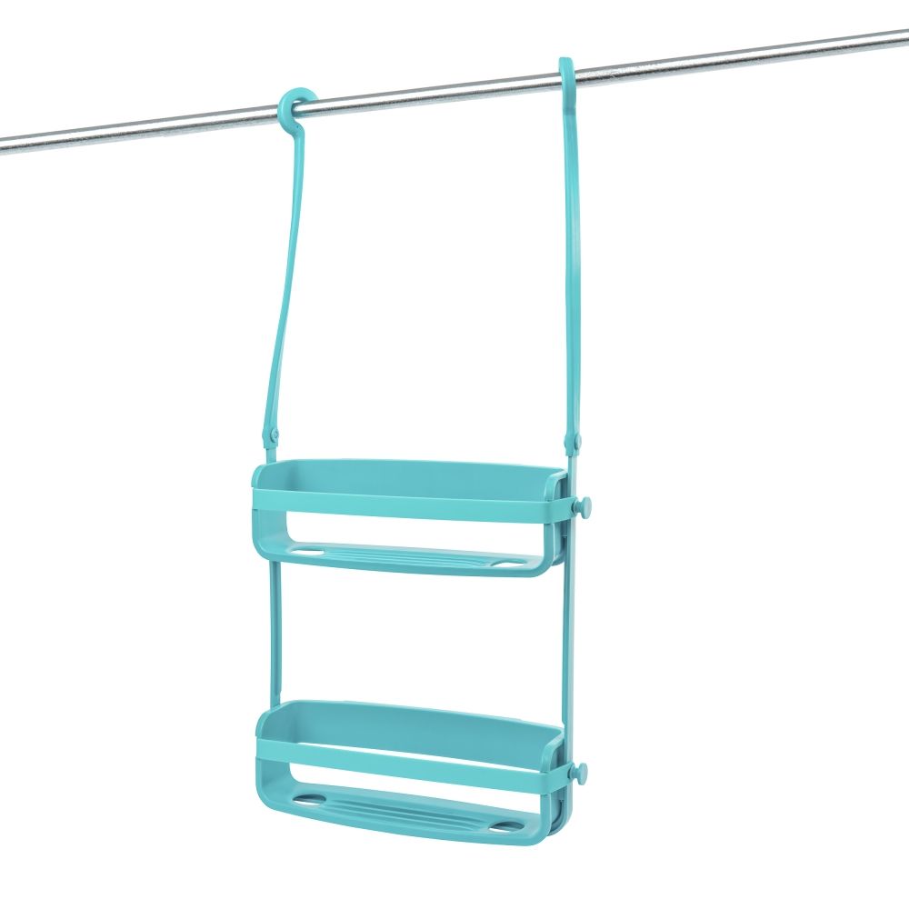 Etajera pentru baie din Polipropilena Albastru Flex H65xL31cm