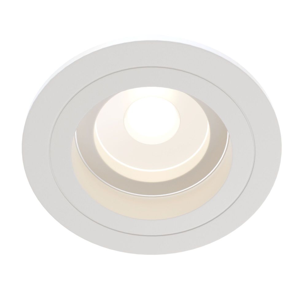 Spot incastra din Aluminiu Alb D10xH8cm Atom