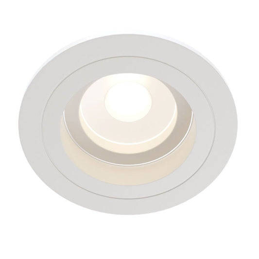 Spot incastra din Aluminiu Alb D10xH8cm Atom