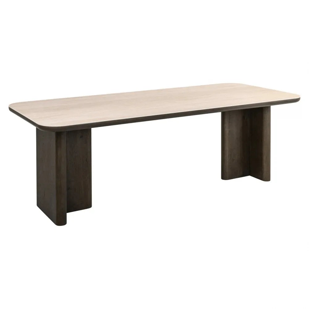 Masa din Furnir de stejar Maro si Ceramica Bej L269.5xH76cm Nando Richmond interiors