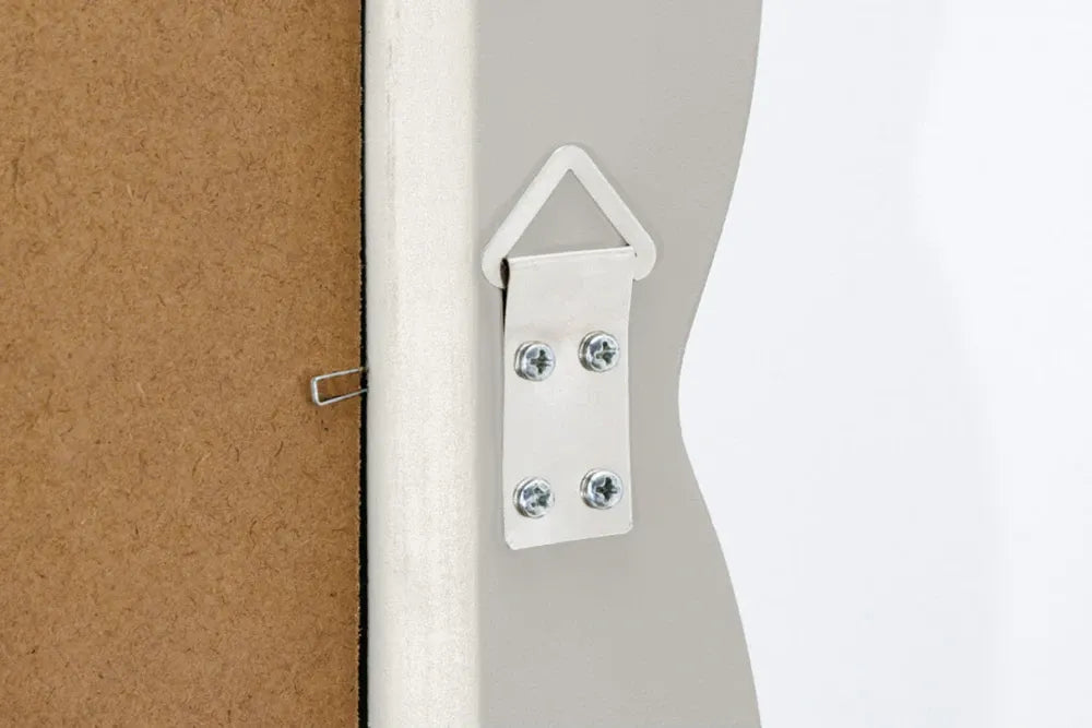 Oglinda cu rama din Poliuretan/MDF Alb H160xL80cm Wave