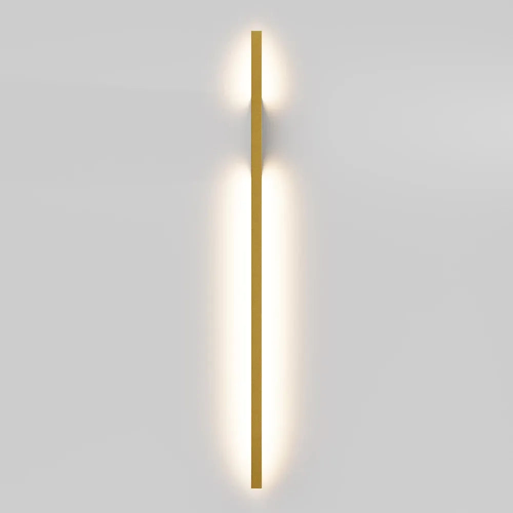 Aplica perete din Aluminiu Alama H86xL6.8cm Halo